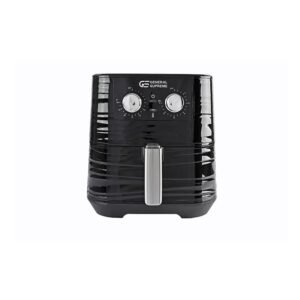 جنرال سوبريم قلايه هوائية بسعة 5 لتر، تحكم يدوي، بقدرة 1700 واط، اسود